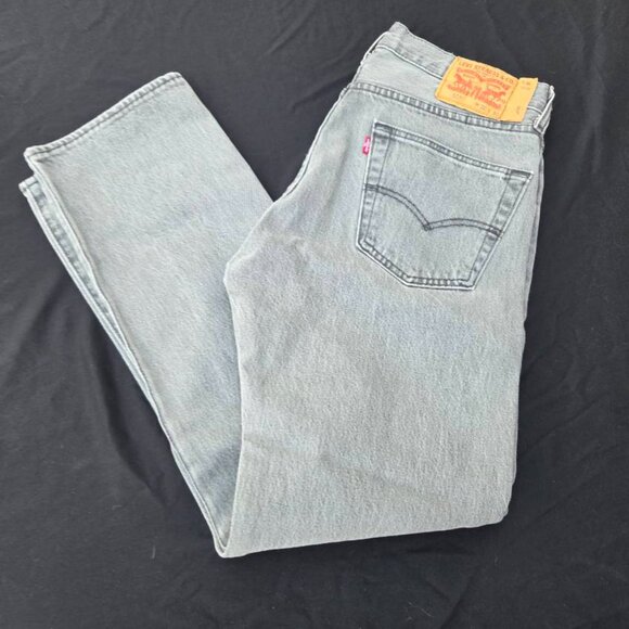 Levi's Gray 501 Jeans - Size 32 x 30 - Picture 2 of 9